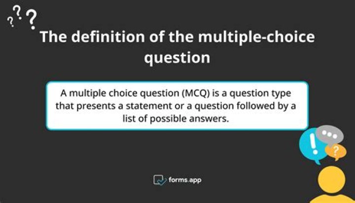 What is a multiple multiple choice question?