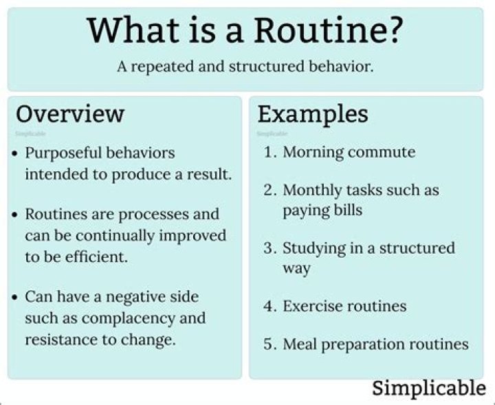 What is a routine report?