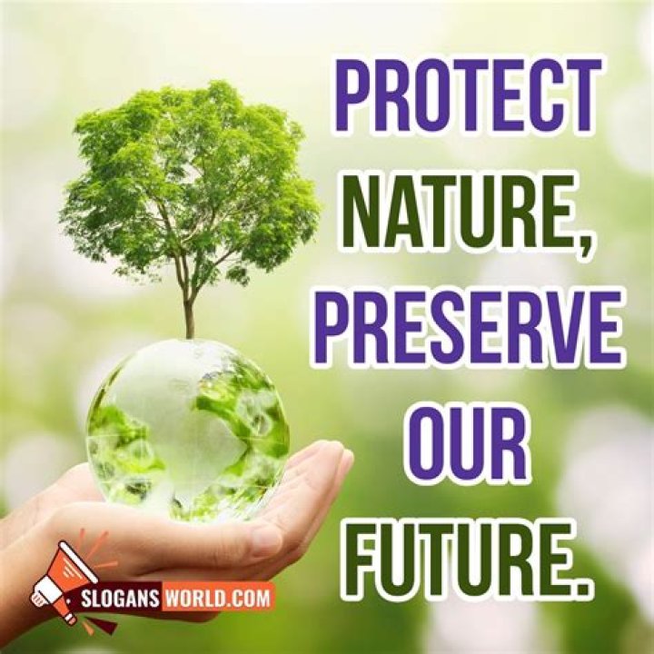What is a slogan for nature?