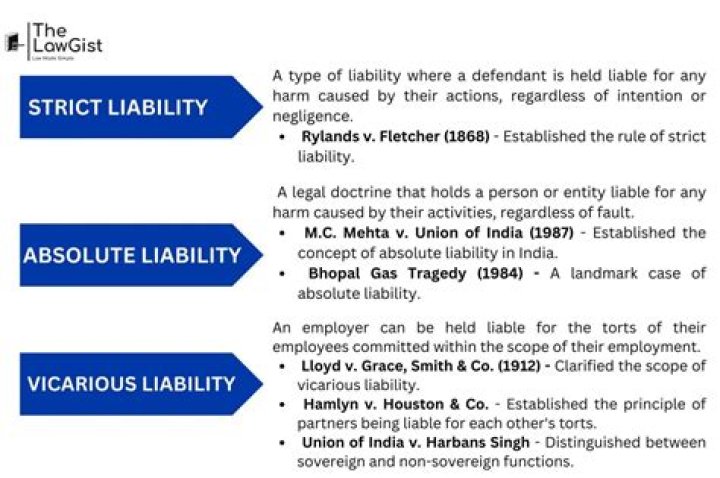 What is a strict liability case?