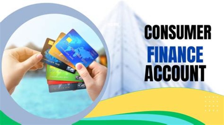 What is an example of a consumer finance account?
