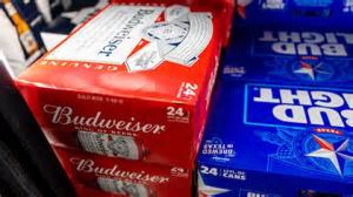 What is Budweiser stock today?