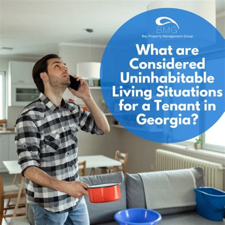 What is considered uninhabitable living situations for a tenant?