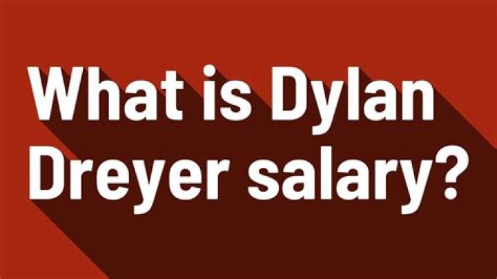 What is Dylan Dreyer salary?