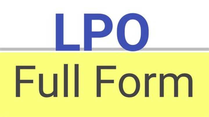 What is full form of LPO?
