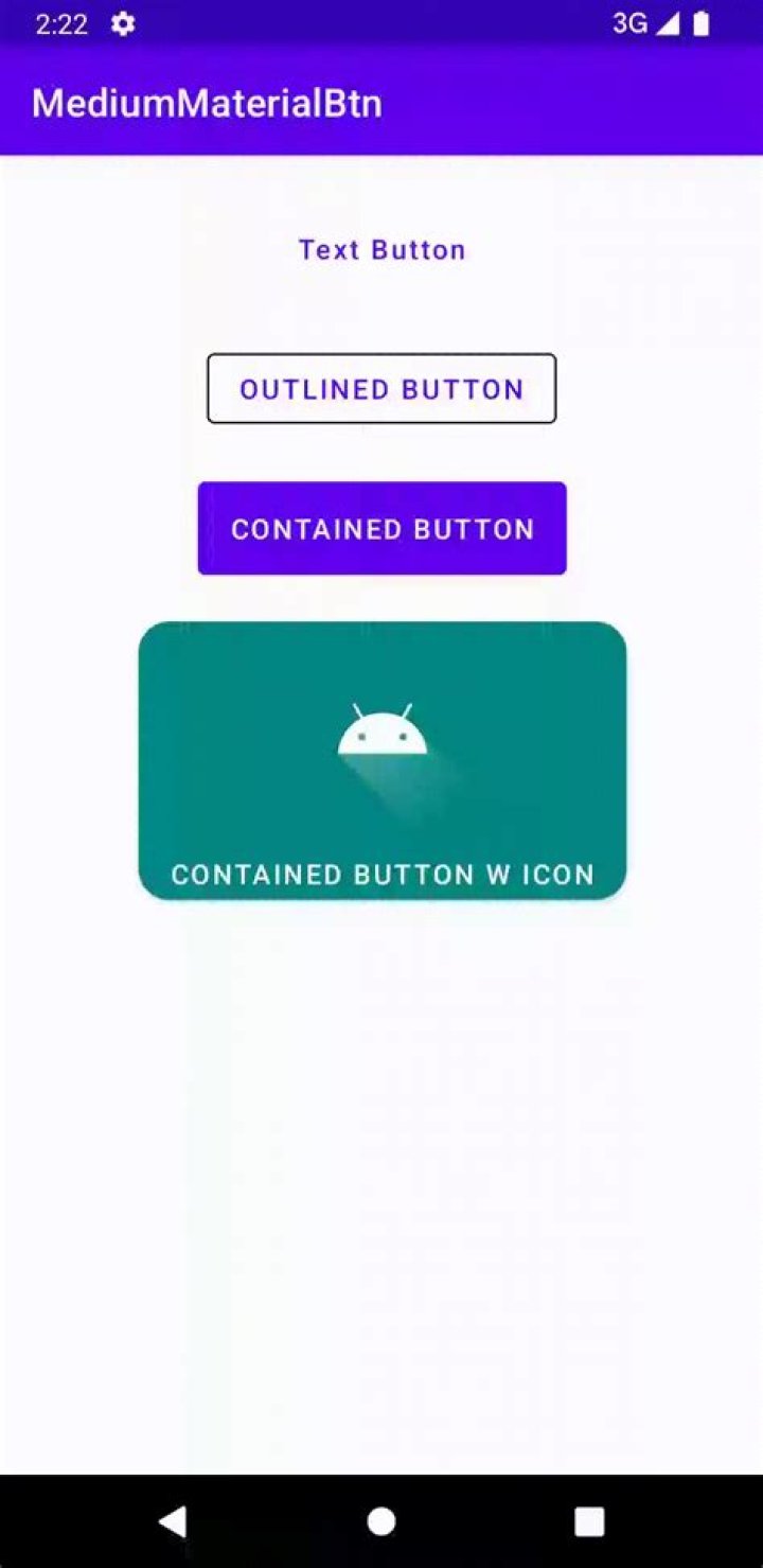What is material button?