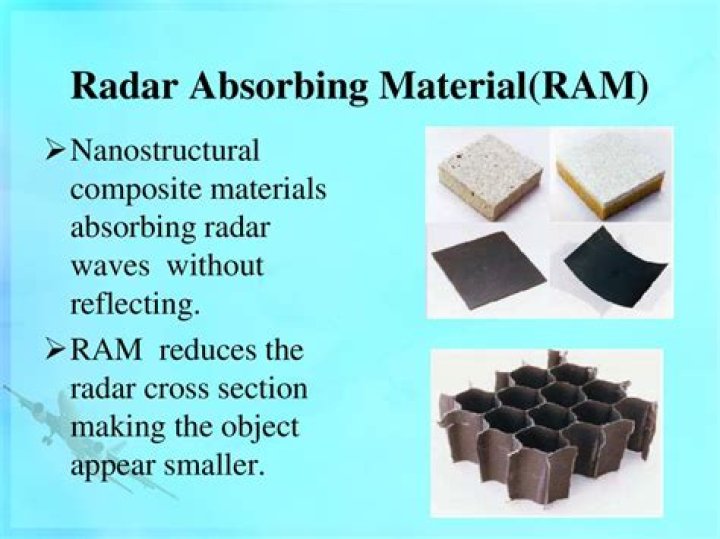 What is radar absorbing material made out of?