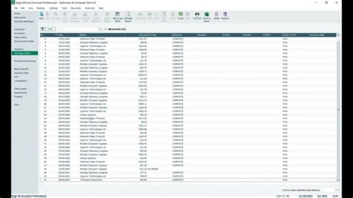 What is sage used for in accounting?