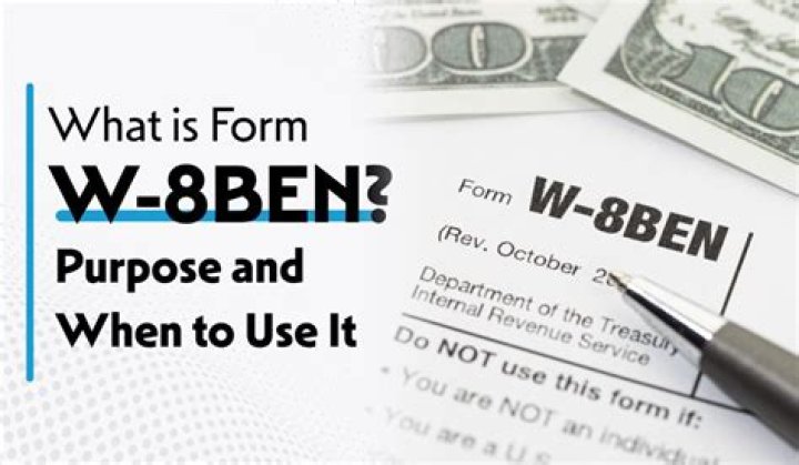 What is tax form W-8BEN?
