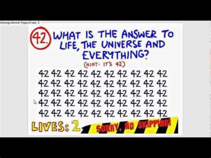 What is the answer to the impossible quiz number 85?