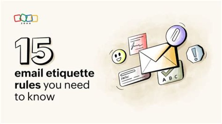 What is the basic etiquette for email messages?