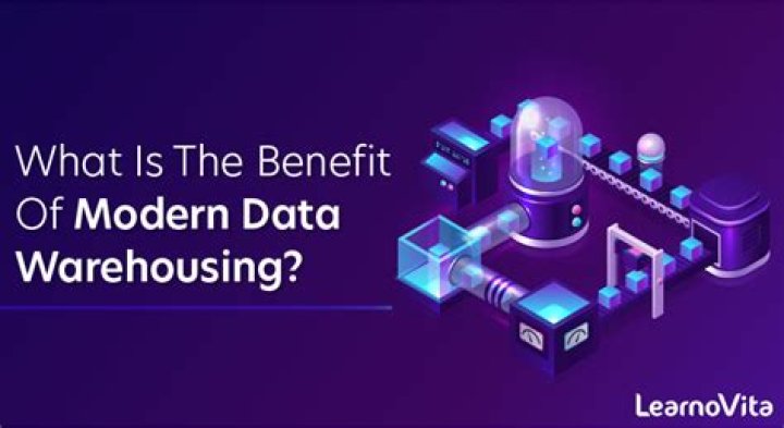 What is the benefit of modern data warehousing?