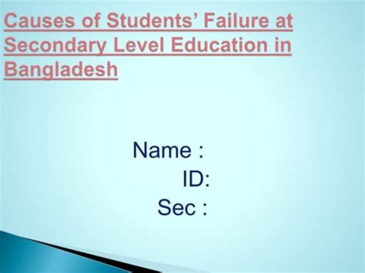 What is the cause of students failure in public exam?