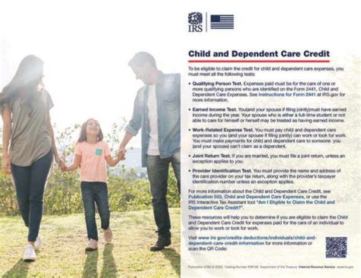 What is the child and dependent care credit for 2020?