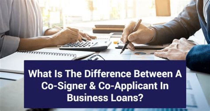What is the difference between co-signer and joint applicant?