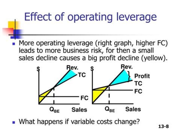 What is the effect of operating leverage?