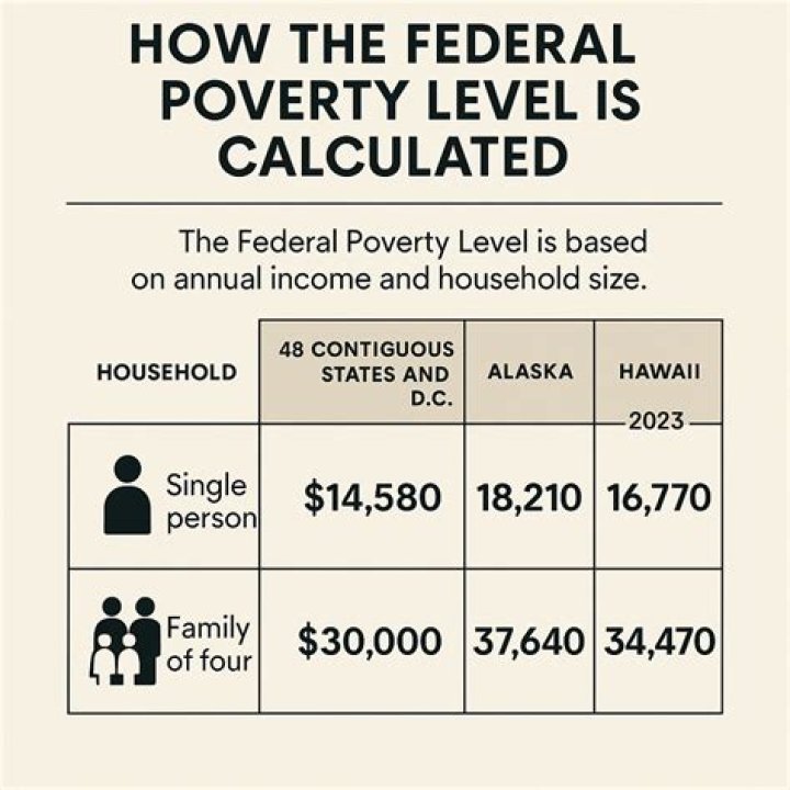 What is the federal poverty guideline for 2020?