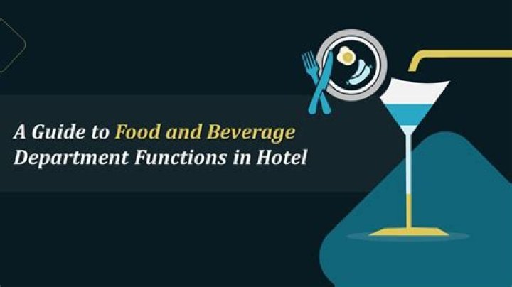 What is the function of food and beverage department?