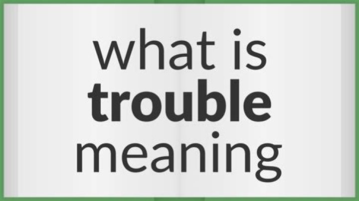 What is the meaning of trouble logging?