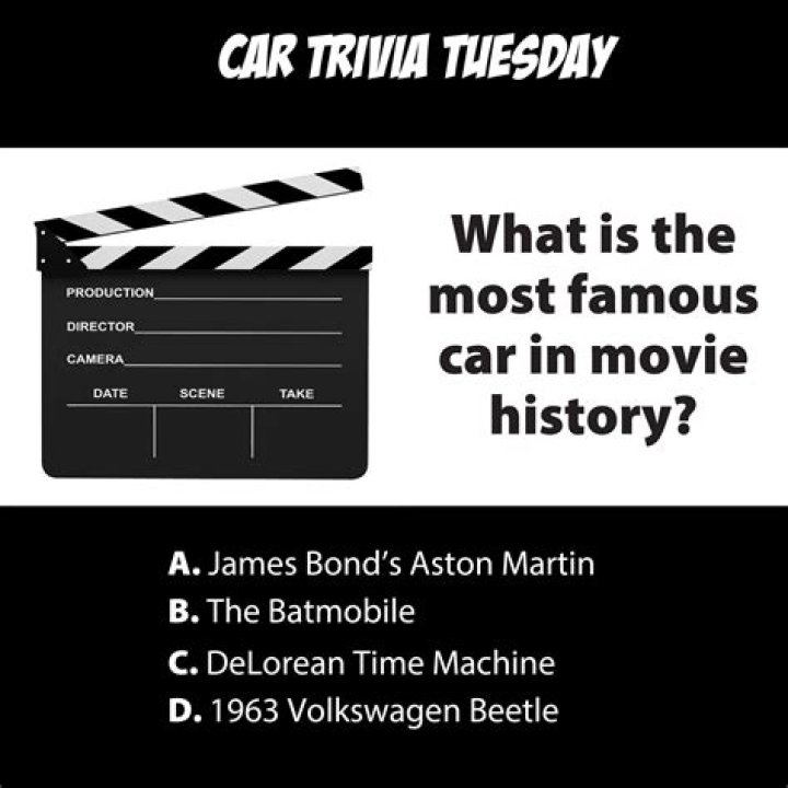 What is the most famous car in movie history?