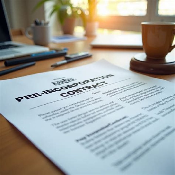 What is the pre-incorporation contract?