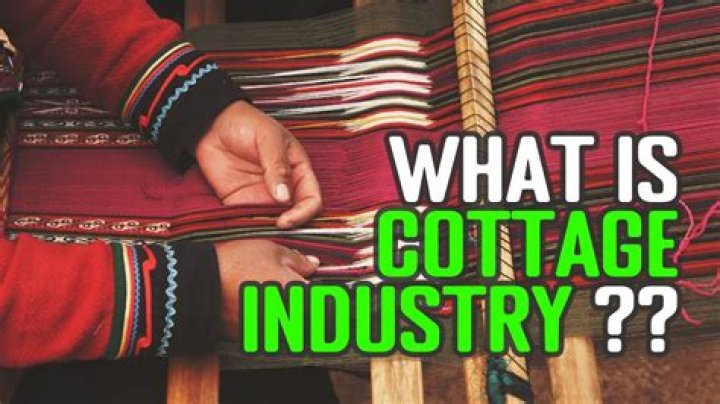What is the role of cottage industry?