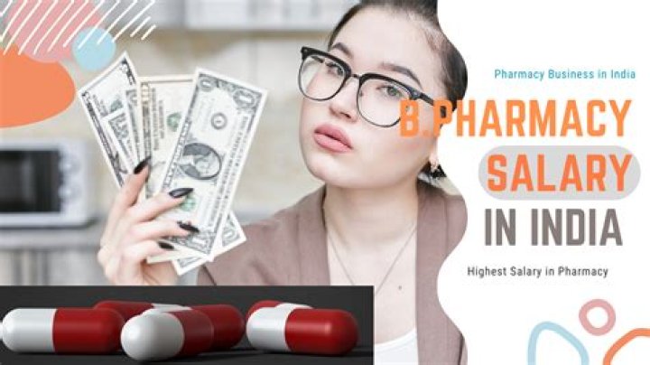 What is the salary after B Pharm?