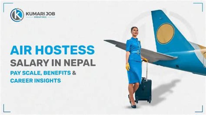 What is the salary of international air hostess in Nepal?