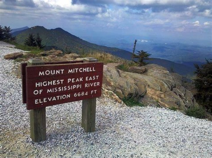 What is the second highest point in North Carolina?
