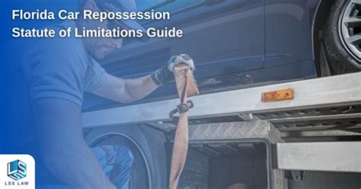 What is the statute of limitations on a car repossession in Florida?