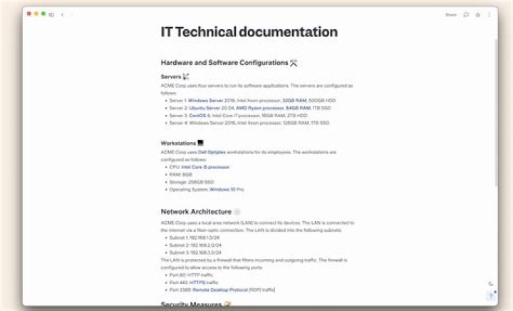What is the use of IT documentation?