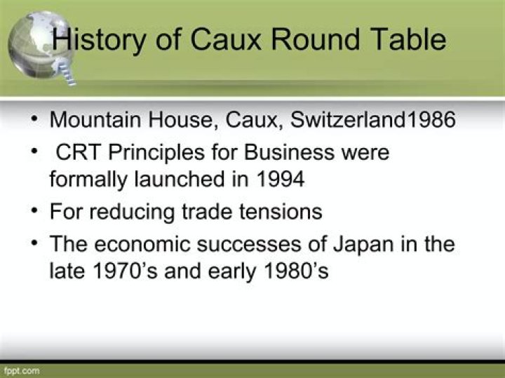 What is true of the Caux Round Table?