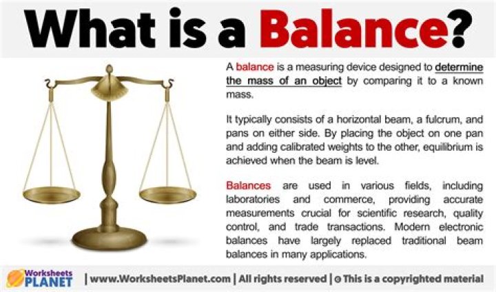 What is your definition of balance?