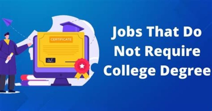 What jobs do not require any education?