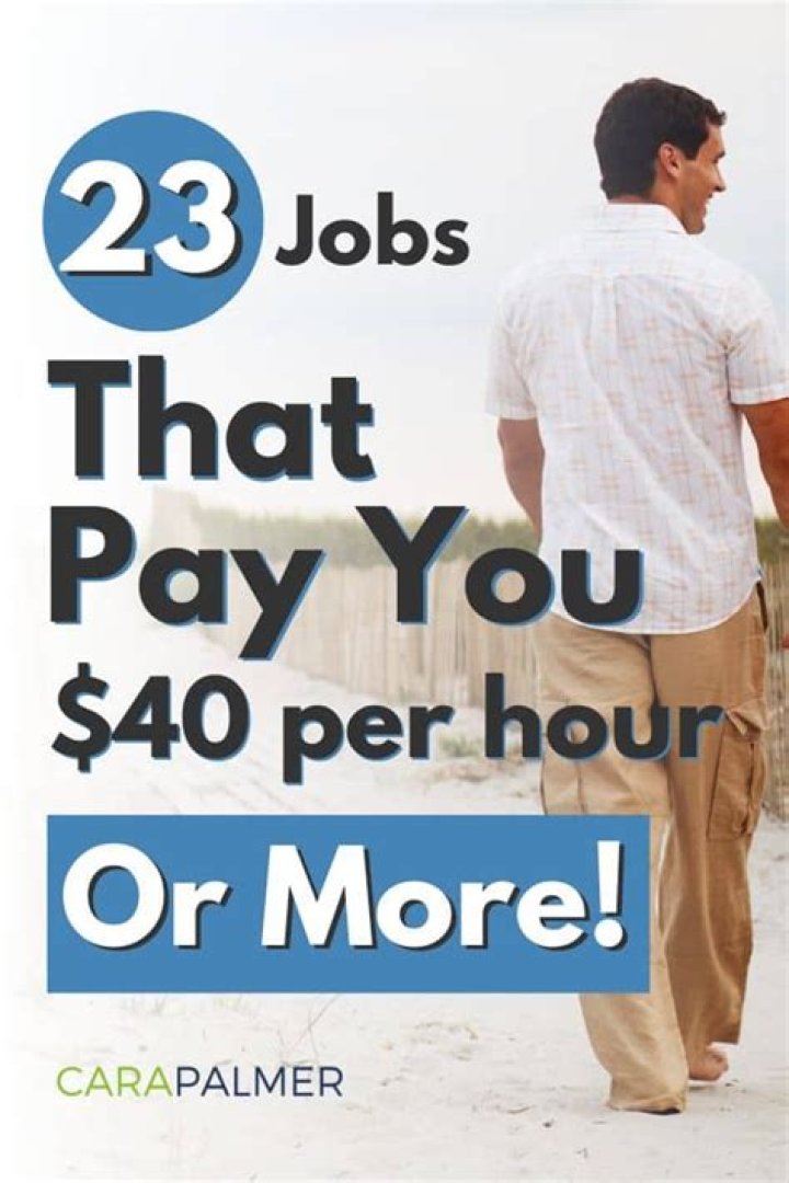 What jobs pay 40K a year?