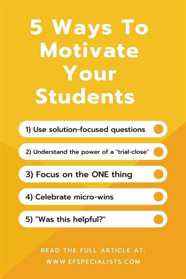 What motivates students to be successful?