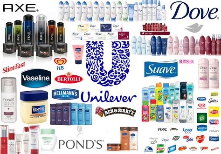 What products belong to Unilever?