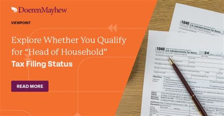 What qualifies for head of household filing status?