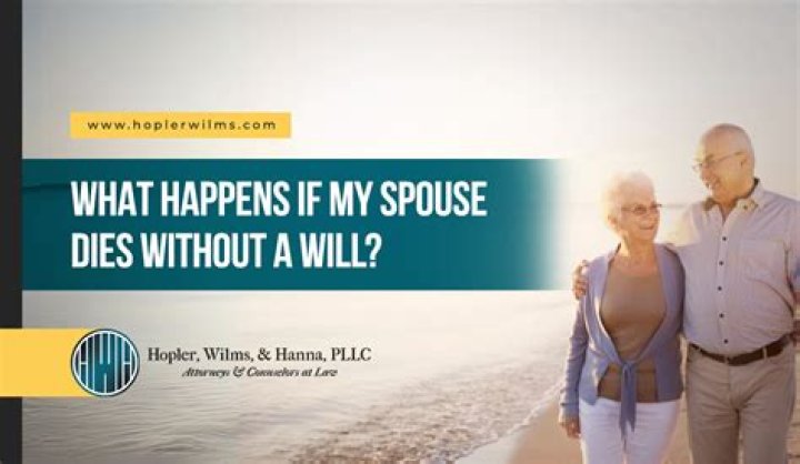 What should I do if my spouse dies in 2020?