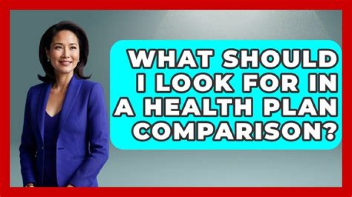 What should I look for in a health plan?