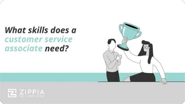 What skills does a customer service associate need?