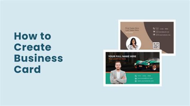 What software should I use to make business cards?