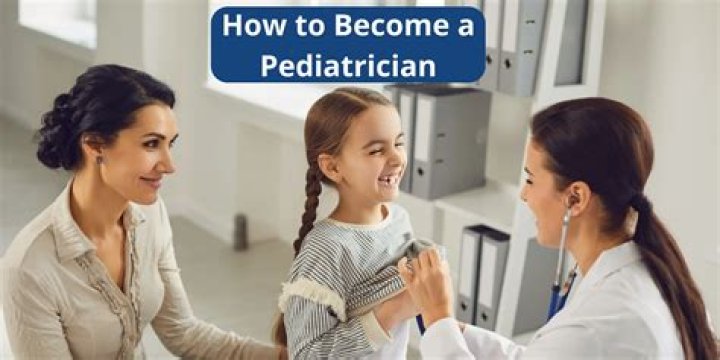 What subject are needed to become a pediatrician?