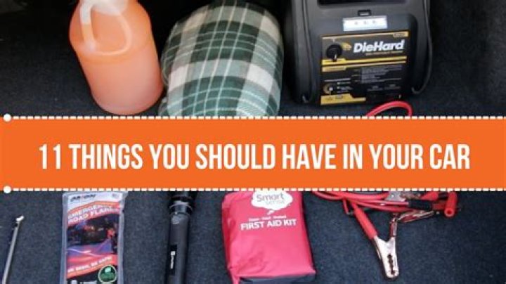 What things should you have in your car?