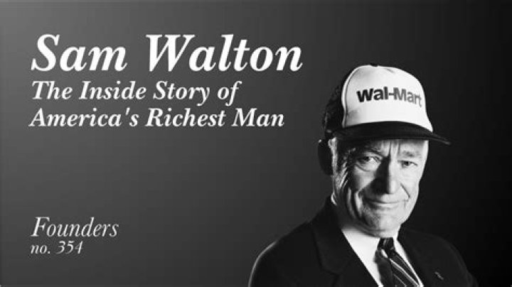 What was Sam Walton first job?