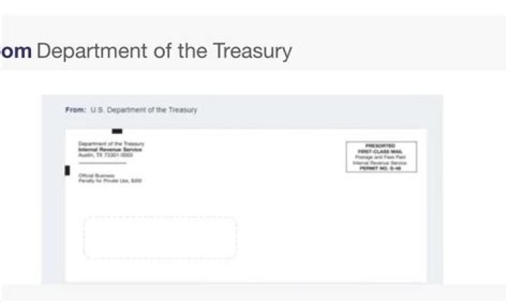 What would I be receiving in the mail from the IRS?