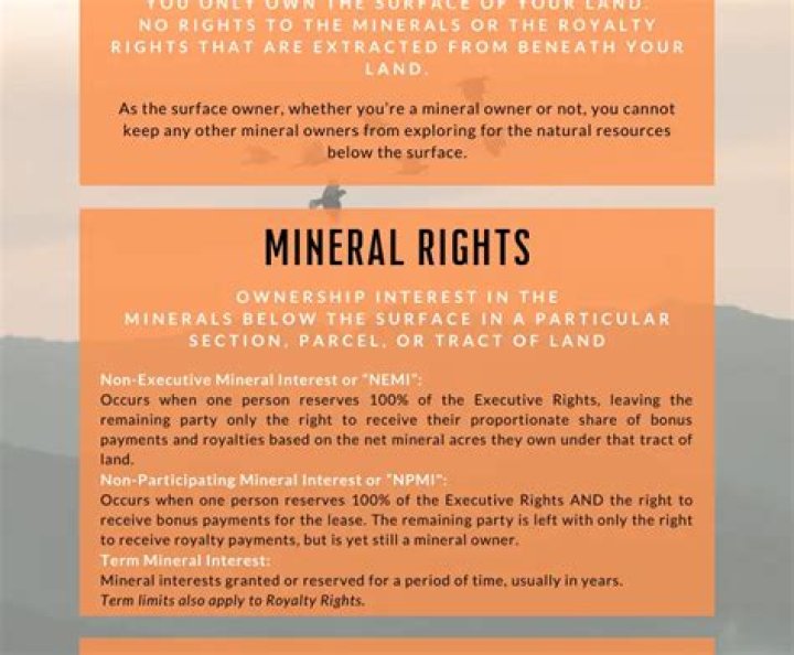 When an individual owns the mineral rights they own?