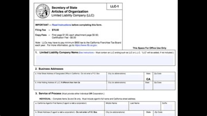 When does a LLC have to be filed?