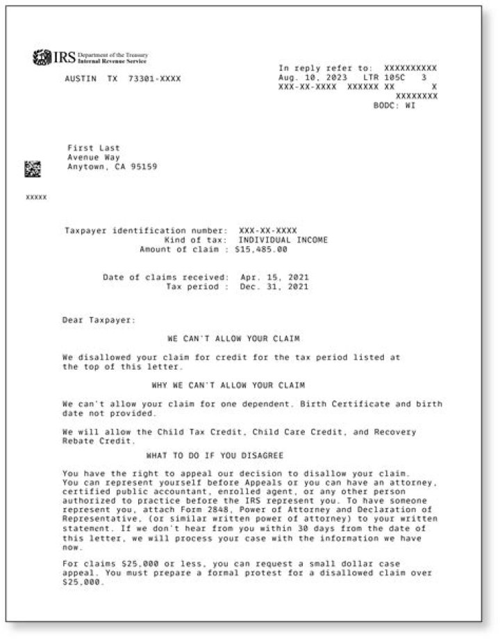 When does the IRS start sending out letters?