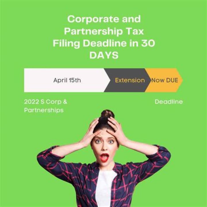 When is the deadline for a partnership tax return?